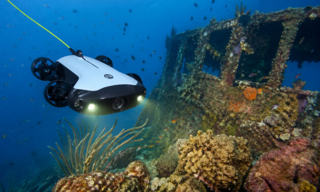 Underwater drone tourism